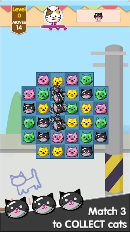 Adventure of Nabi - Cat Match 3 screenshot 2