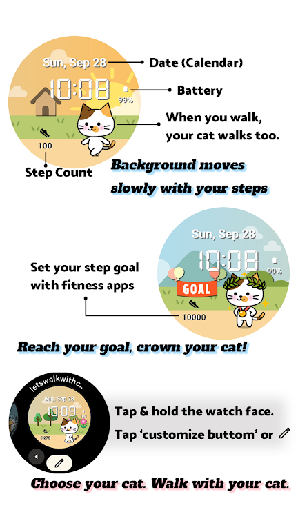 Let's walk with cats screenshot 5